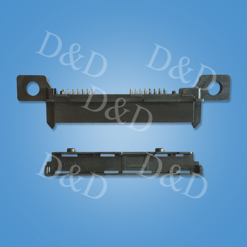 SATA-15PIN(7+8)帶螺絲孔母座+后蓋