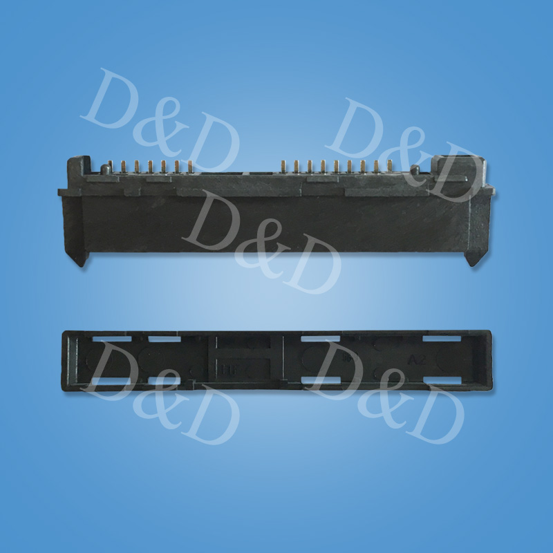 SATA-15PIN(7+8)-焊板式母座+后蓋