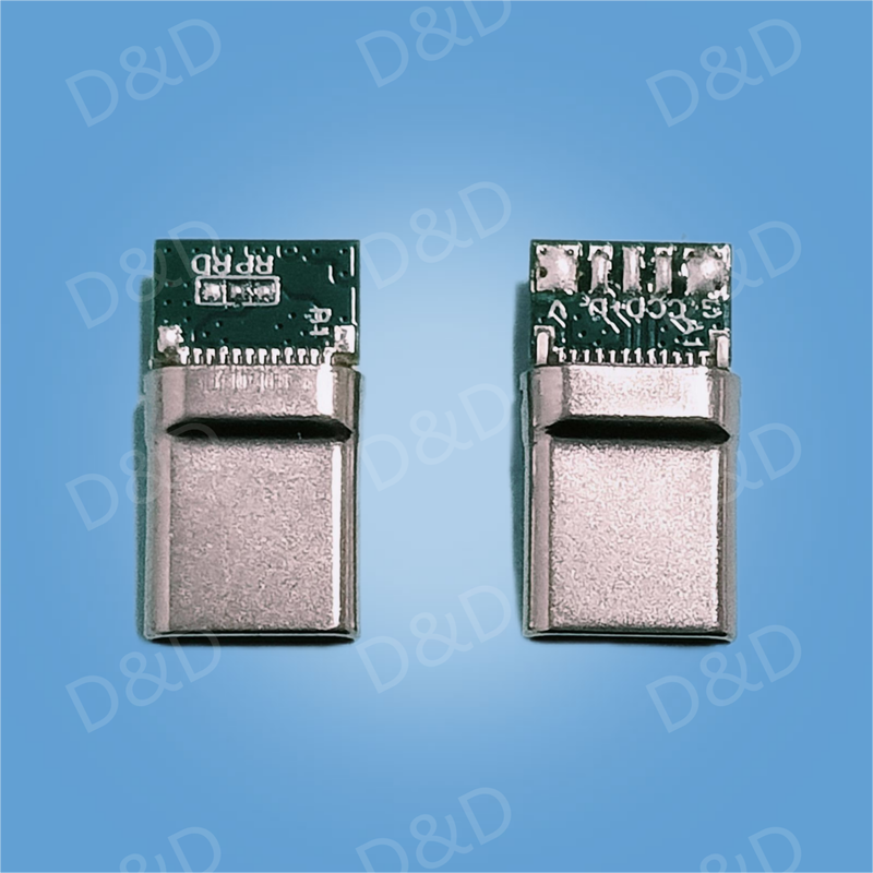 TYPE C公頭24PIN 無電阻電容